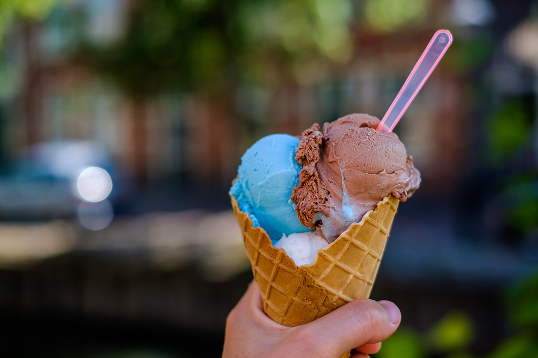 Ice cream from a local York, Pennsylvania business