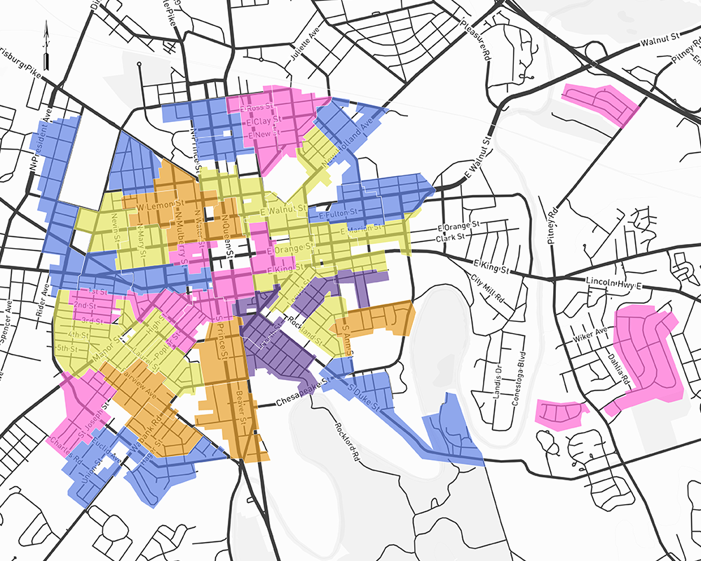Map of Lancaster
